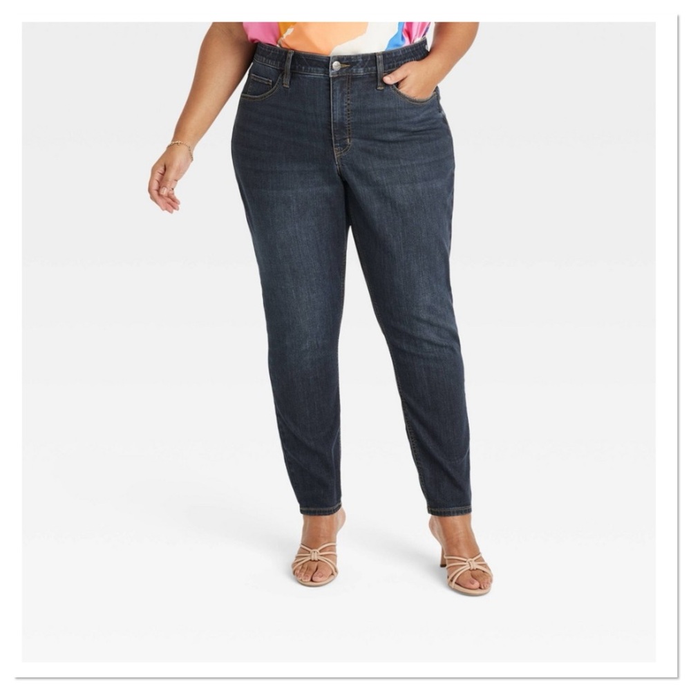 Women’s High Rise Skinny Jeans Ava & Viv Dark Wash